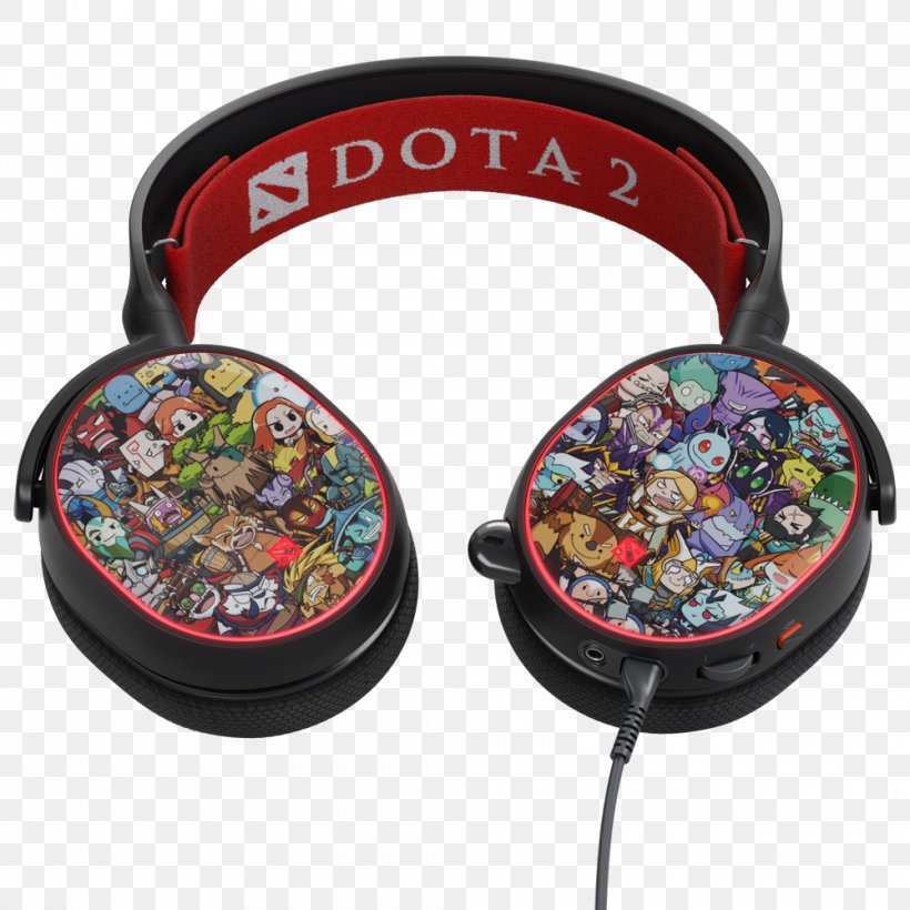 Dota 2 SteelSeries Arctis 5 Headphones SteelSeries Arctis 7, PNG, 1000x1000px, Dota 2, Audio, Audio Equipment, Electronic Device, Esports Download Free