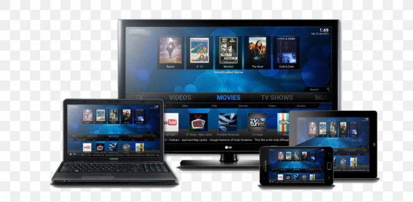 Kodi Nvidia Shield Television Media Center Streaming Media, PNG, 1005x492px, Kodi, Android Tv, Communication, Computer Monitor, Computer Software Download Free