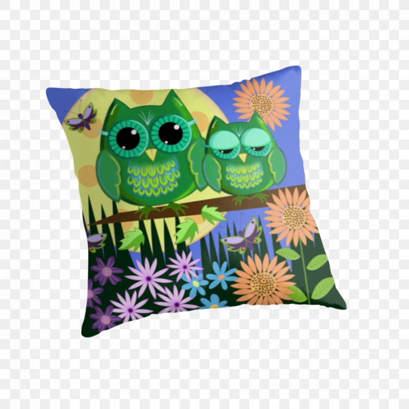 Owl Throw Pillows Cushion Bag, PNG, 875x875px, Owl, Bag, Bird, Cushion, Cuteness Download Free