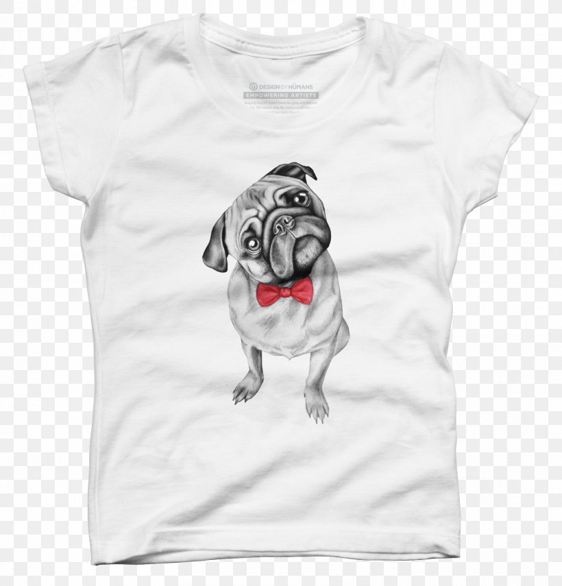 Pug Shar Pei Boston Terrier T-shirt French Bulldog, PNG, 1725x1800px, Watercolor, Cartoon, Flower, Frame, Heart Download Free