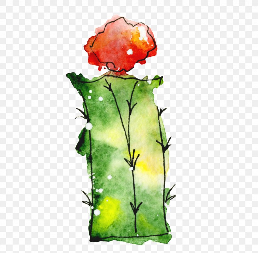 Watercolor Painting Drawing Image Design, PNG, 1024x1009px, Watercolor Painting, Art, Cactus, Cut Flowers, Depositphotos Download Free