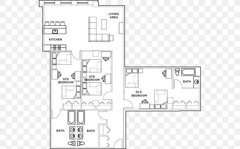 Floor Plan Technical Drawing, PNG, 553x510px, Floor Plan, Area, Black And White, Diagram, Drawing Download Free