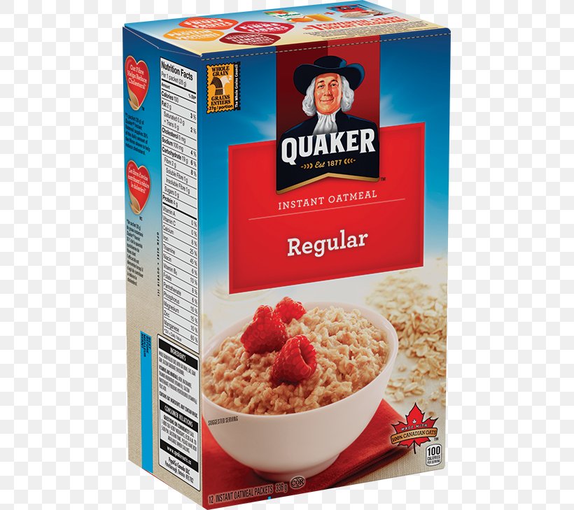 Quaker Instant Oatmeal Breakfast Cereal Quaker Oats Company, PNG, 469x729px, Quaker Instant Oatmeal, Breakfast, Breakfast Cereal, Cereal, Cinnamon Download Free