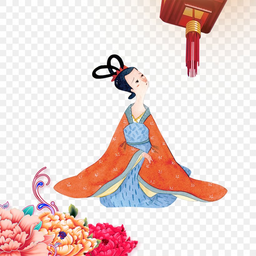Mid-Autumn Festival Change Computer File, PNG, 1000x1000px, Midautumn Festival, Art, Autumn, Cartoon, Change Download Free