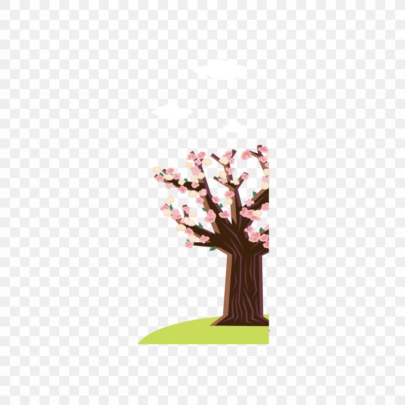 Peach Blossom Spring Baiyun, PNG, 2362x2362px, Blossom, Branch, Cherry, Cherry Blossom, Flower Download Free