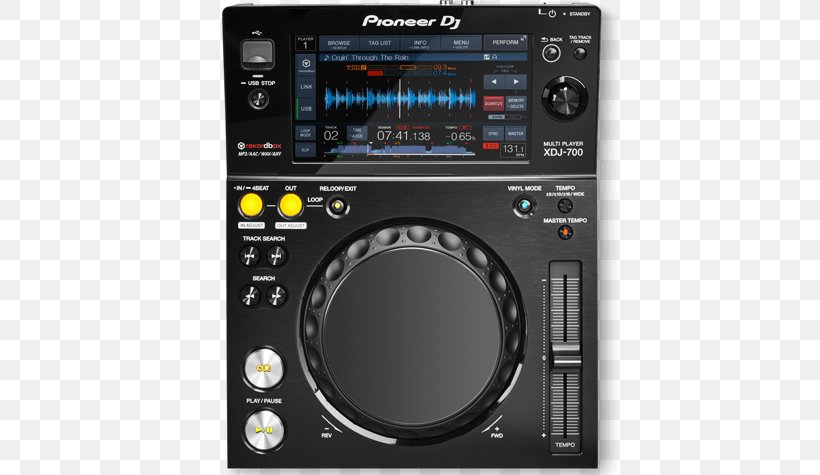 Pioneer DJ Disc Jockey DJ Controller Pioneer XDJ-700 CDJ, PNG, 800x475px, Watercolor, Cartoon, Flower, Frame, Heart Download Free