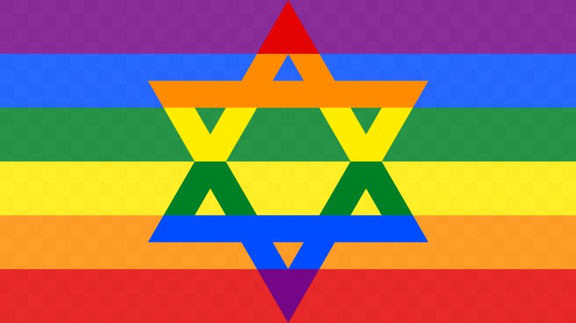 Star Of David T-shirt Jewish People Judaism Rainbow Flag, PNG, 2400x1350px, Watercolor, Cartoon, Flower, Frame, Heart Download Free