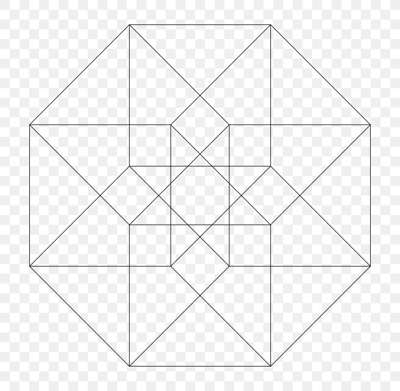 Tesseract Geometry Vertex Clip Art, PNG, 800x800px, Tesseract, Area, Black And White, Convex Hull, Convex Set Download Free