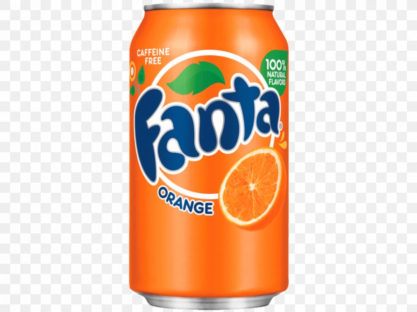 Fizzy Drinks Fanta Orange Soft Drink Carbonated Water, PNG, 1200x900px, Fizzy Drinks, Aluminum Can, Beverage Can, Brand, Carbonated Water Download Free