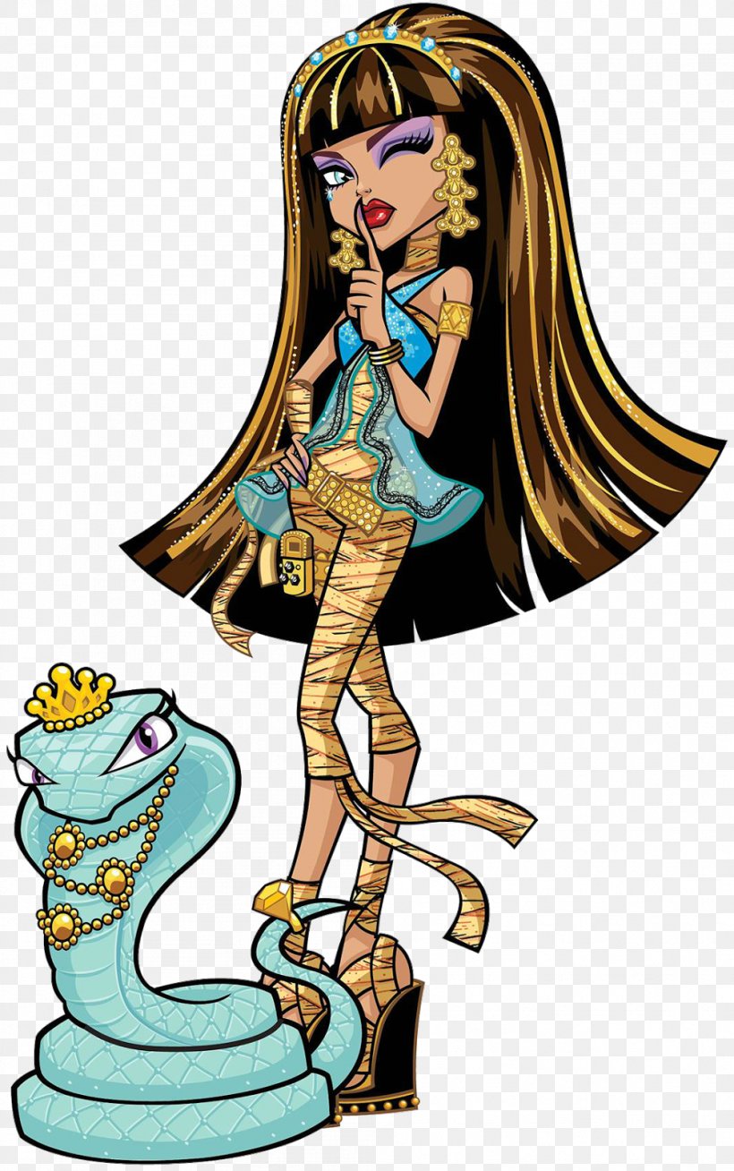 Monster High Cleo De Nile Monster High Cleo De Nile Doll, PNG, 1003x1600px, Monster High, Art, Cartoon, Cleo De Nile, Doll Download Free