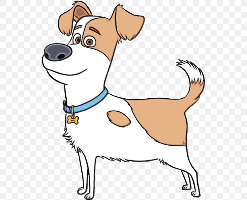 Dog Dog Breed Clip Art Cartoon Companion Dog, PNG, 545x663px, Watercolor, Cartoon, Companion Dog, Dog, Dog Breed Download Free
