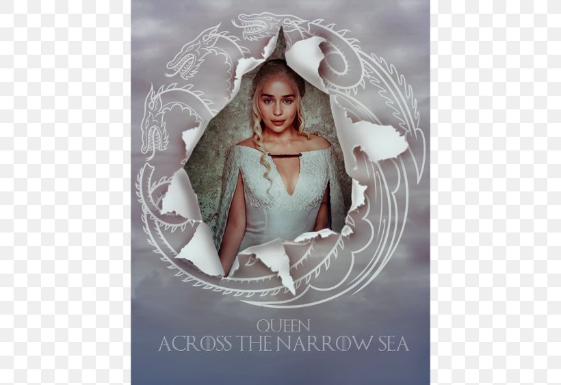 Emilia Clarke Daenerys Targaryen Game Of Thrones Jon Snow Sansa Stark, PNG, 500x563px, Watercolor, Cartoon, Flower, Frame, Heart Download Free