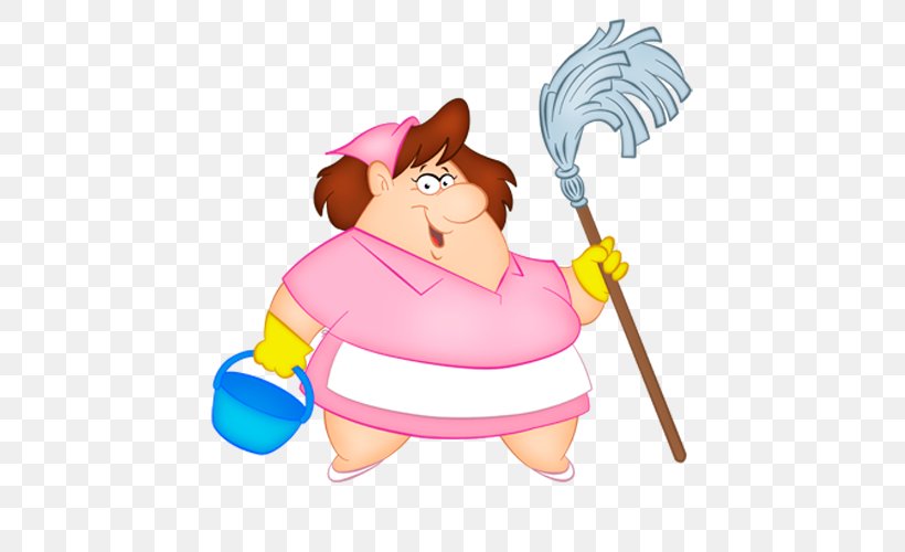 Woman Mop Housekeeping Cleanliness, PNG, 500x500px, Watercolor, Cartoon, Flower, Frame, Heart Download Free