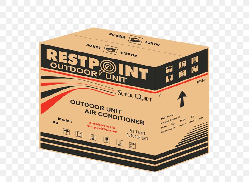 Air Conditioners British Thermal Unit Cooling Capacity Remote Controls Unit Of Measurement, PNG, 600x600px, Air Conditioners, Box, Brand, British Thermal Unit, Carton Download Free