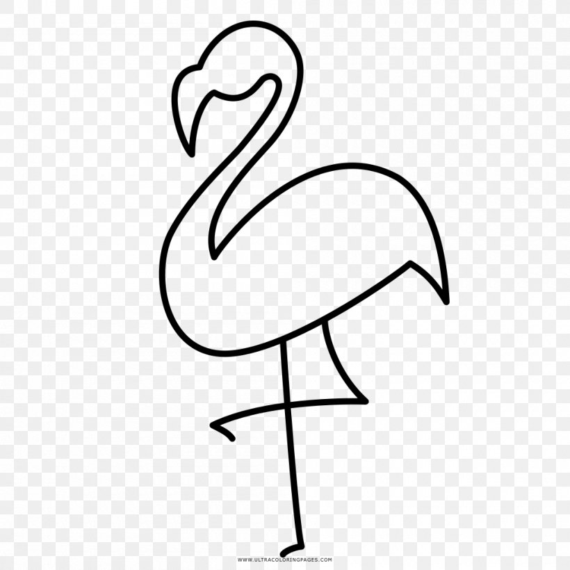 Beak Flamingos Drawing Coloring Book Ausmalbild, PNG, 1000x1000px, Beak, Animal, Area, Artwork, Ausmalbild Download Free