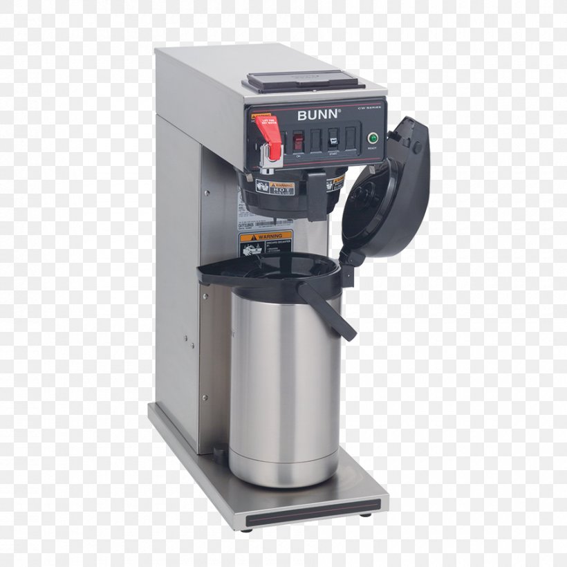 Coffeemaker Espresso Bunn-O-Matic Corporation Cafe, PNG, 900x900px, Coffee, Beverages, Brewed Coffee, Bunnomatic Corporation, Cafe Download Free