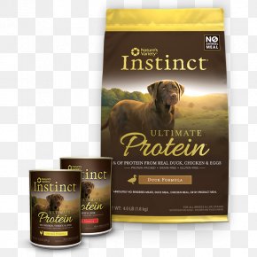 Instinct ultimate protein played dog food