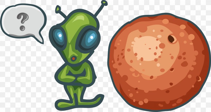 Extraterrestrials In Fiction Illustration, PNG, 2318x1236px, Extraterrestrials In Fiction, Alien, Extraterrestrial Life, Food, Fruit Download Free