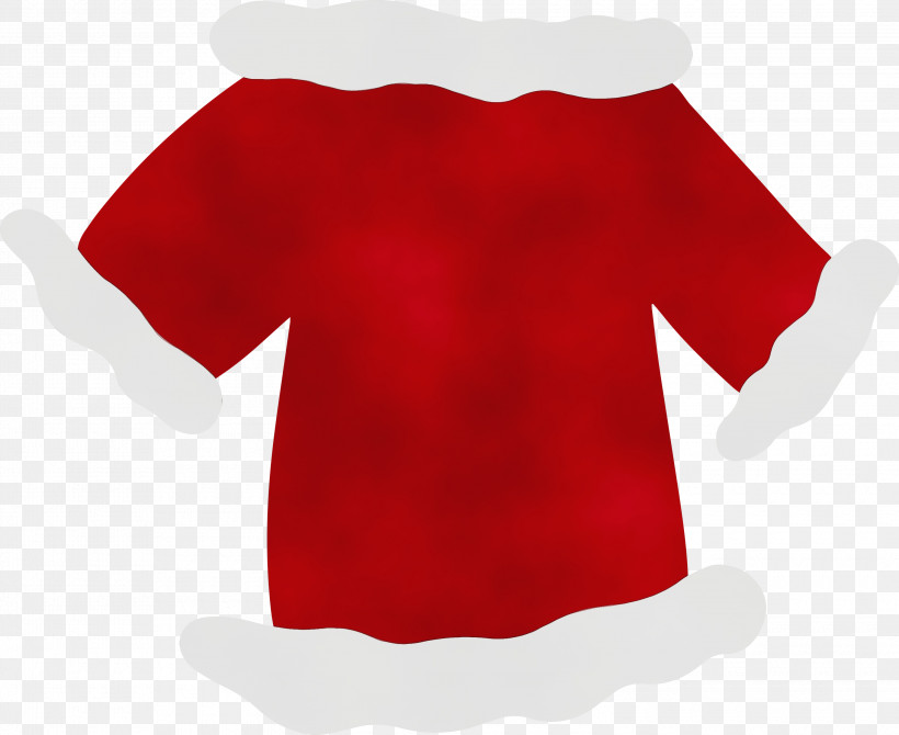 T-shirt Sleeve Red Character Character Created By, PNG, 3000x2454px, Winter Cloth, Character, Character Created By, Paint, Red Download Free
