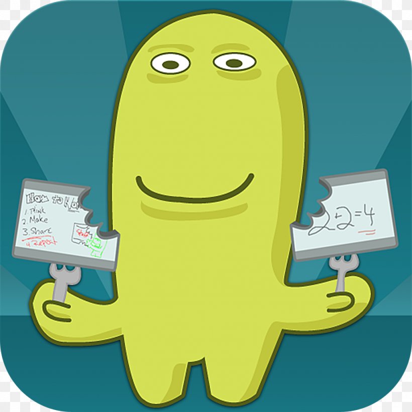 IPad Chomp Screencast, PNG, 1024x1024px, Ipad, Amphibian, Android, Cartoon, Chomp Download Free