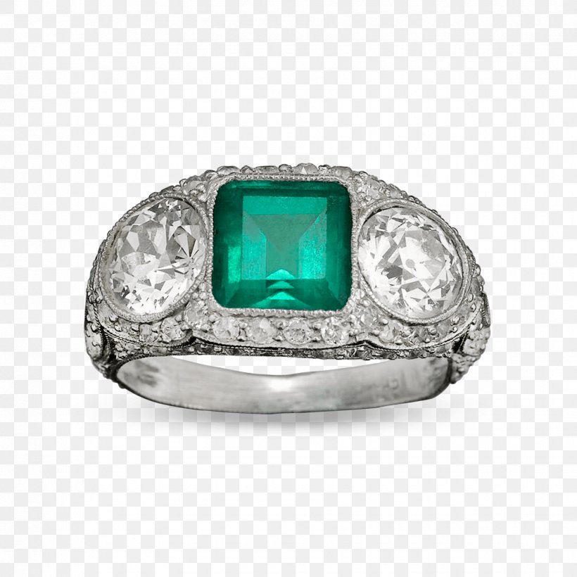 Emerald Ring Diamond Cut Sapphire, PNG, 1750x1750px, Emerald, Art, Art Deco, Colombian Emeralds, Diamond Download Free