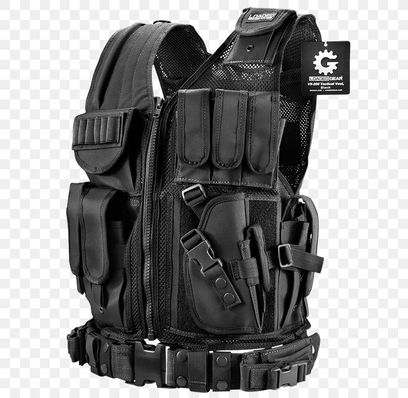 Barska Loaded Gear VX-200 Tactical Vest Barska Optics VX-200 Tactical Vest BI13196 Clothing Barska Tactical Vest, PNG, 648x800px, Clothing, Backpack, Belt, Black, Gilets Download Free
