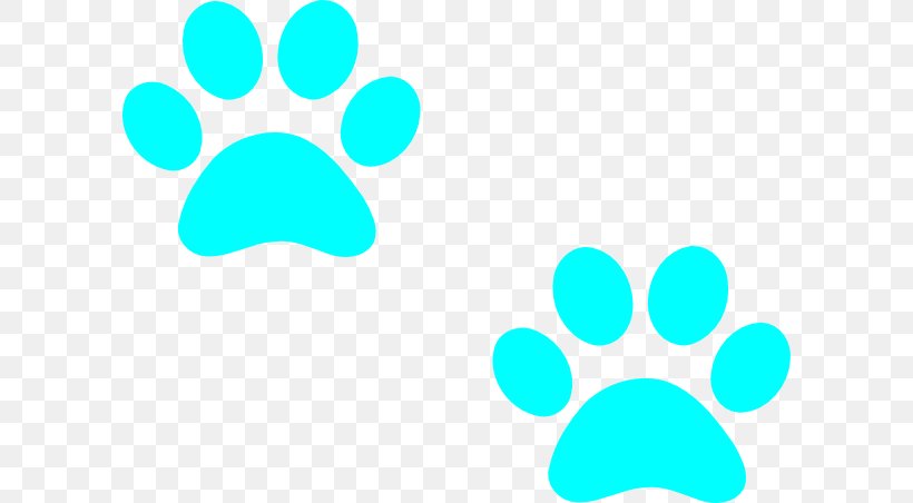 Blue Paw Clip Art, PNG, 600x452px, Blue, Aqua, Area, Artwork, Color Download Free