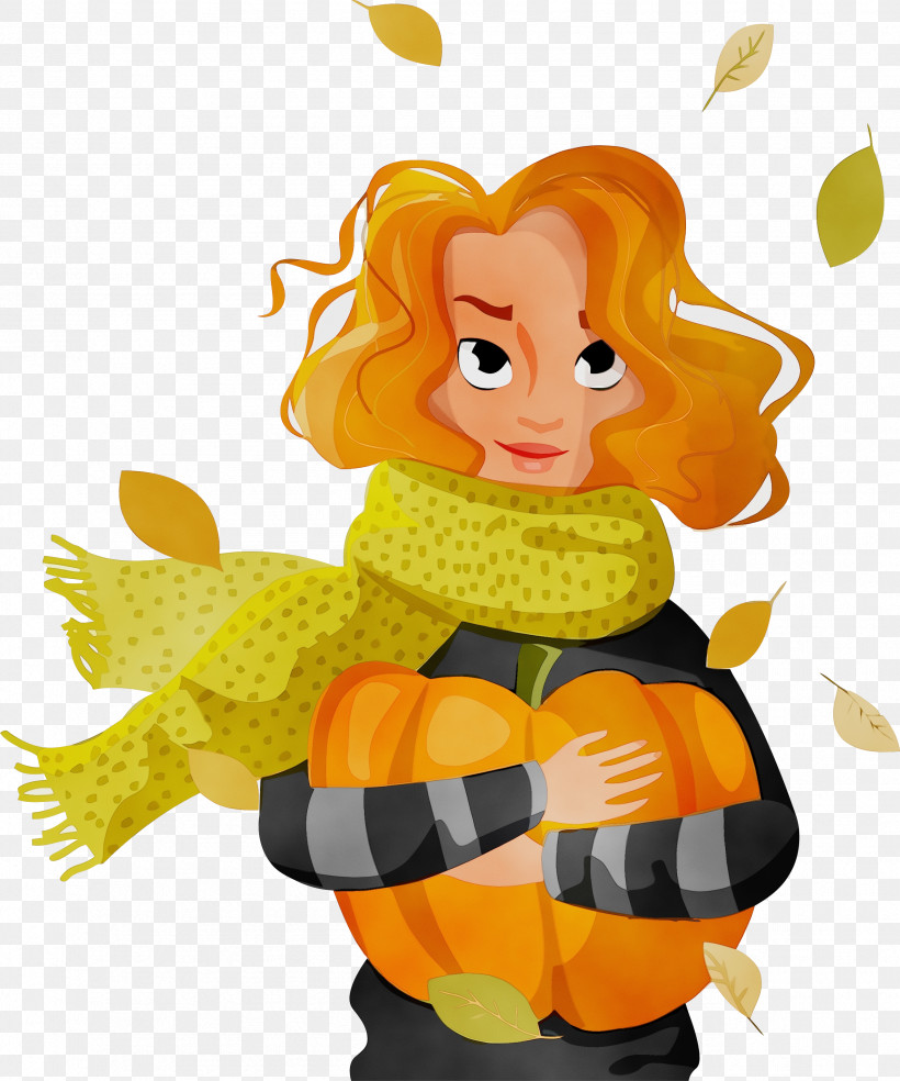 Cartoon Yellow Honeybee Membrane-winged Insect, PNG, 2553x3064px, Pumpkin, Autumn, Cartoon, Honeybee, Membranewinged Insect Download Free