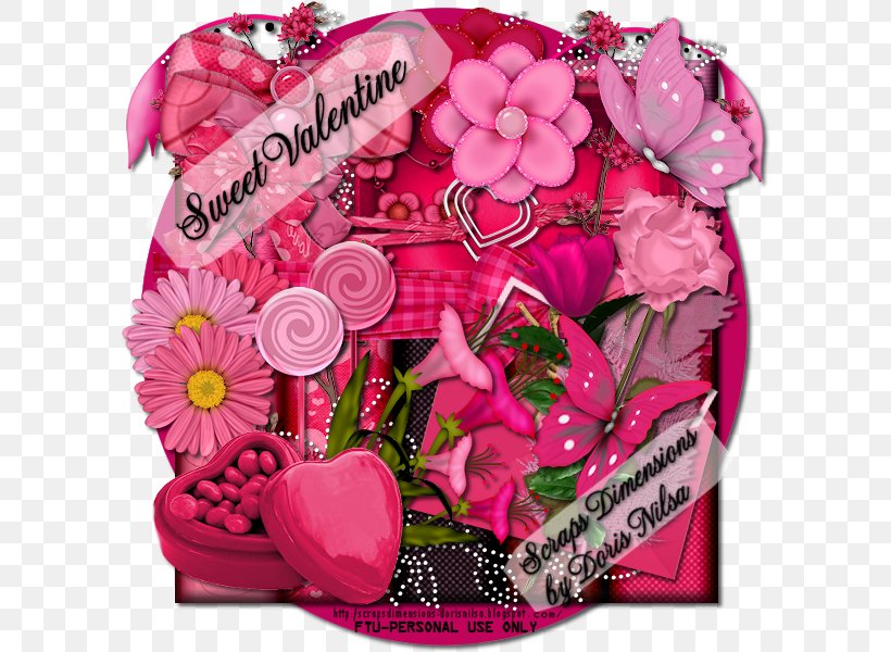 Garden Roses Valentine's Day Cut Flowers Flower Bouquet, PNG, 600x600px, Watercolor, Cartoon, Flower, Frame, Heart Download Free