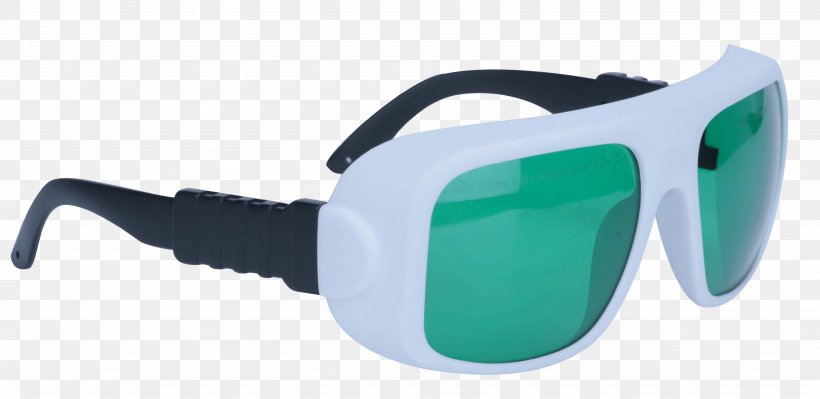 Goggles Glasses Personal Protective Equipment Laser Safety, PNG, 4096x1994px, Goggles, Aqua, Blue, Company, Eyewear Download Free