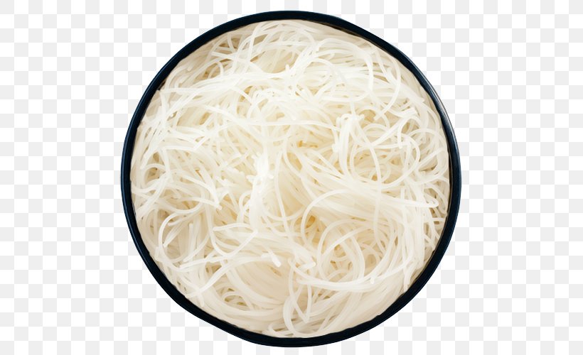 Rice Noodles Chinese Noodles Dish Food, PNG, 500x500px, Rice Noodles, Bowl, Capellini, Cellophane Noodles, Chicken Meat Download Free