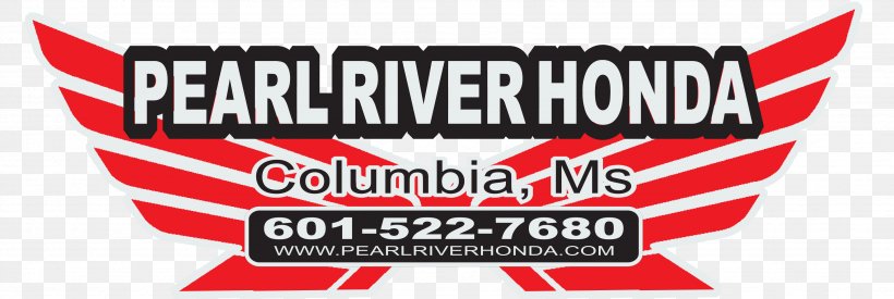 Honda Logo Car Pearl River Honda Decal, PNG, 3471x1168px, Honda, Advertising, Allterrain Vehicle, Banner, Brand Download Free