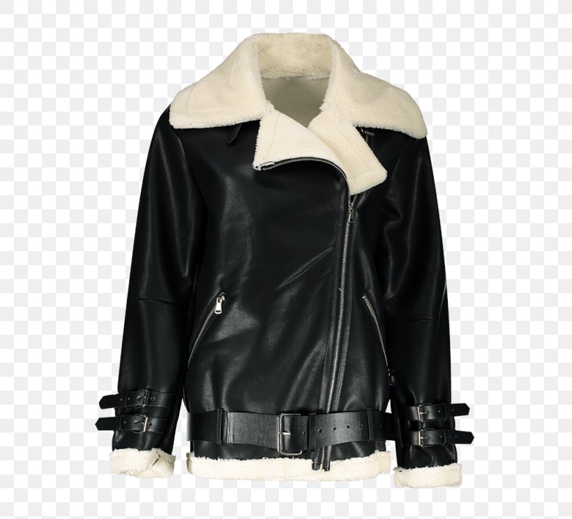 Leather Jacket Shearling Coat, PNG, 558x744px, Leather Jacket, Clothing, Coat, Collar, Fake Fur Download Free