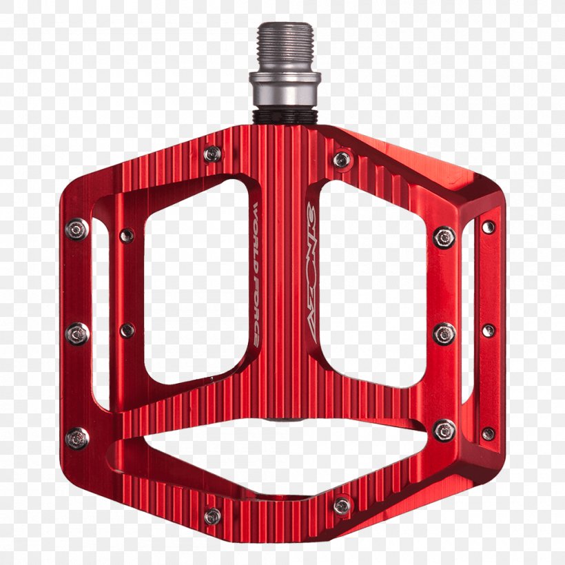 Bicycle Pedals Red Mountain Bike Force Aluminium, PNG, 1000x1000px, Bicycle Pedals, Aluminium, Axle, Blue, Downhill Mountain Biking Download Free