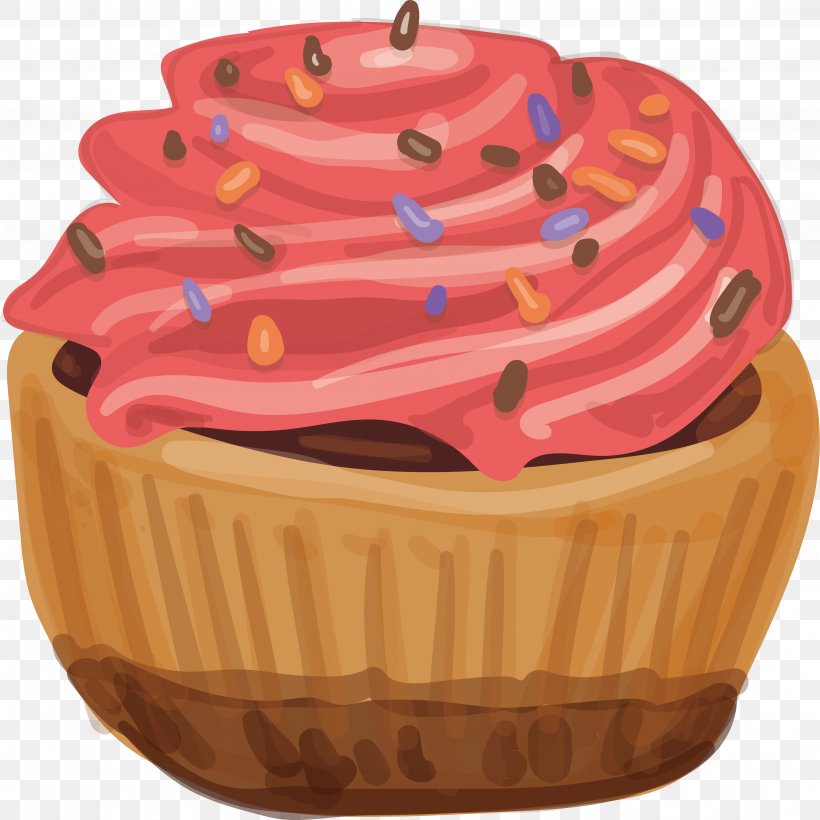 Cupcake Muffin Dim Sum Dessert, PNG, 4308x4309px, Cupcake, Baking, Baking Cup, Buttercream, Cake Download Free