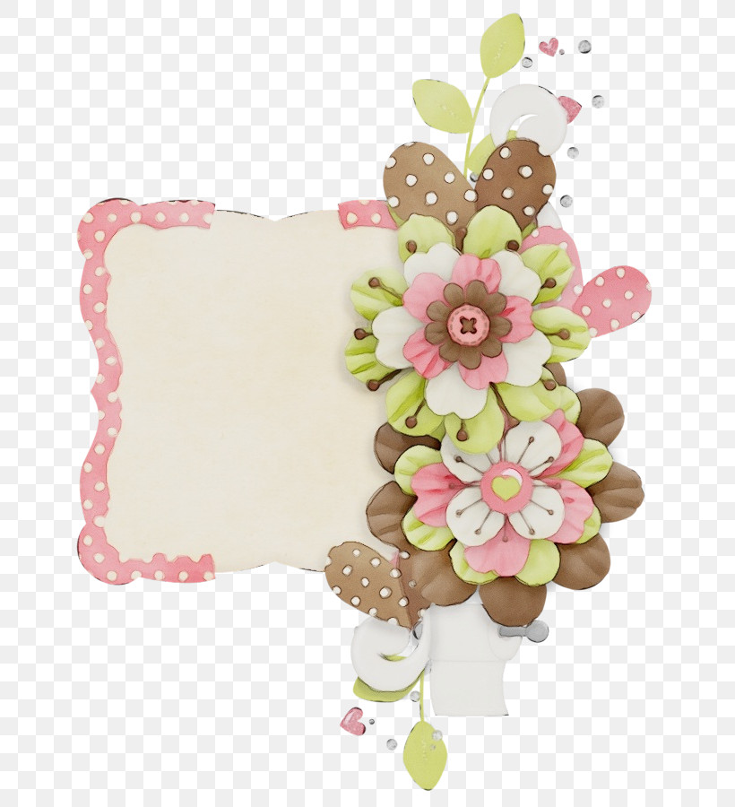 Floral Design, PNG, 667x900px, Watercolor, Floral Design, Paint, Picture Frame, Pink M Download Free