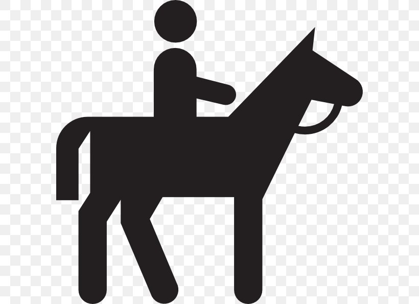 Horse&Rider Equestrianism Trail Riding Clip Art, PNG, 600x595px, Horse, Black And White, Equestrian Centre, Equestrianism, Horse Like Mammal Download Free