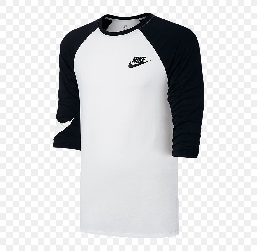T-shirt Hoodie Sleeve Henley Shirt Nike, PNG, 800x800px, Tshirt, Active Shirt, Black, Clothing, Henley Shirt Download Free