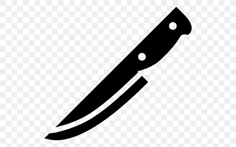 Throwing Knife Utility Knives Kitchen Knives Hunting & Survival Knives, PNG, 512x512px, Throwing Knife, Black And White, Blade, Butcher Knife, Cold Weapon Download Free