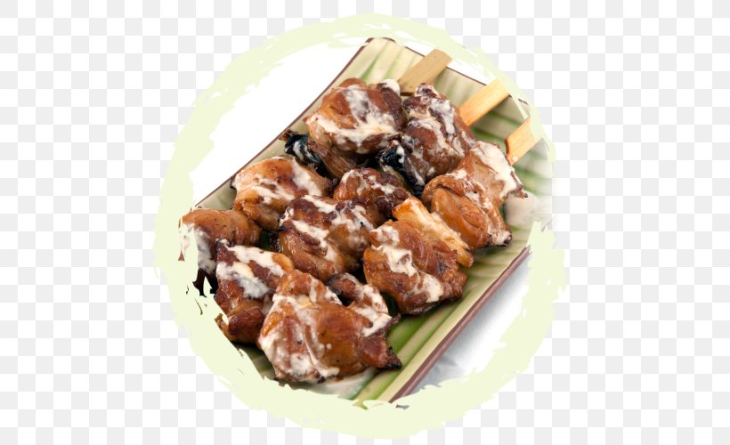 Yakitori Satay Karaage Kebab Teriyaki, PNG, 500x500px, Yakitori, Animal Source Foods, Asian Food, Cuisine, Dish Download Free