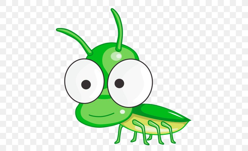 Insect Mosquito Cuteness Cricket, PNG, 500x500px, Insect, Animation, Area, Artwork, Cartoon Download Free