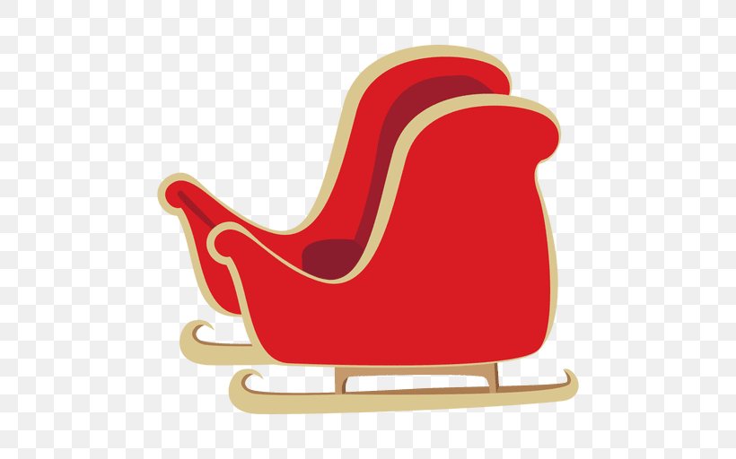 Santa Claus Sled Christmas Reindeer, PNG, 512x512px, Santa Claus, Chair, Christmas, Christmas Card, Drawing Download Free