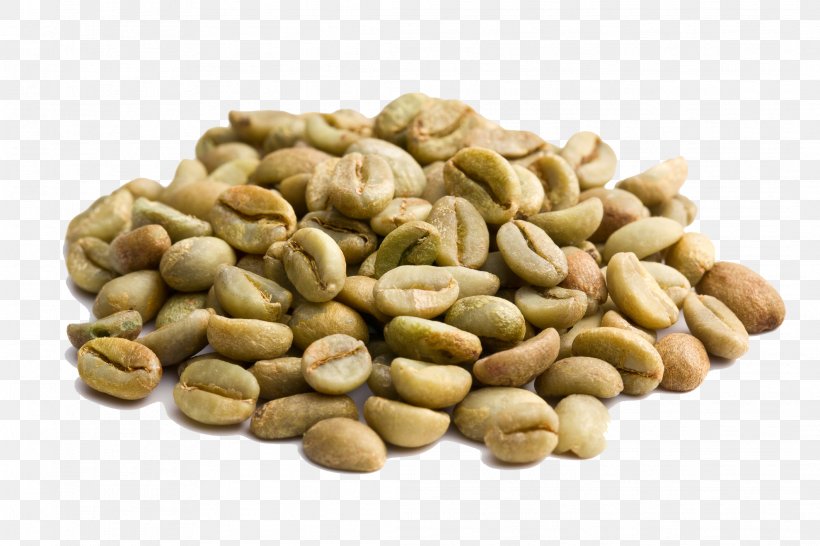 Coffee Bean Green Coffee Extract Decaffeination Roasting, PNG, 2121x1414px, Coffee, Arabica Coffee, Bean, Chlorogenic Acid, Coffee Bean Download Free