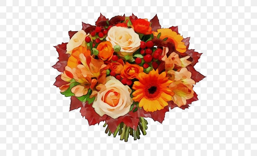 Flowers In Vase, PNG, 500x500px, Watercolor, Artificial Flower, Bouquet, Cut Flowers, Floral Design Download Free