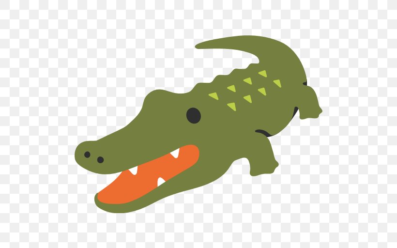 Nile Crocodile Emoji Noto Fonts Text Messaging, PNG, 512x512px, Crocodile, Alligator, Android Nougat, Chinese Alligator, Crocodiles Download Free