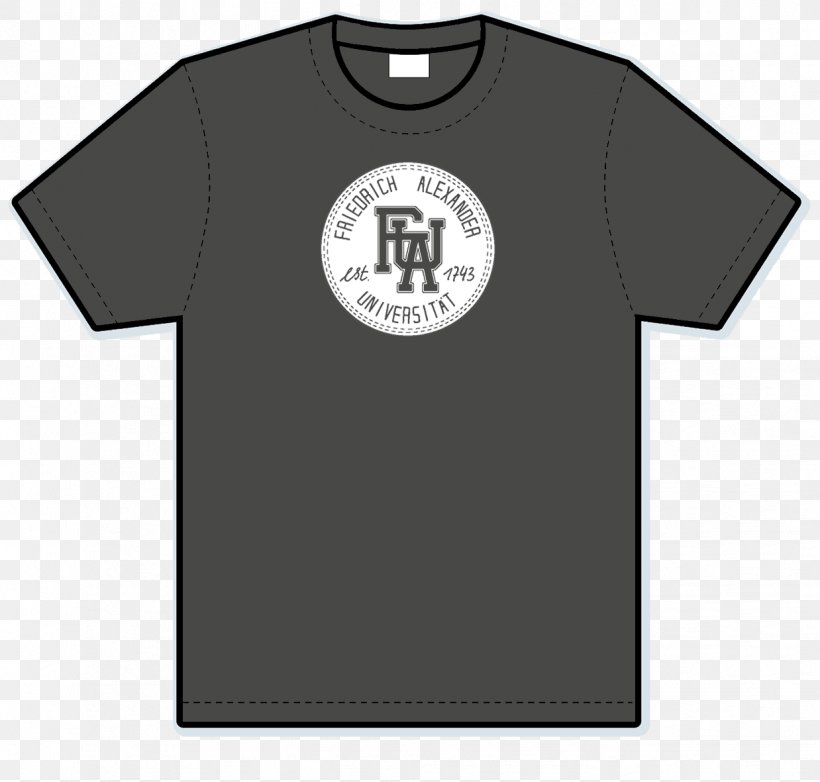 T-shirt Clothing University Of Erlangen-Nuremberg Regionales Rechenzentrum Erlangen, PNG, 1238x1181px, Tshirt, Active Shirt, Black, Brand, Clothing Download Free