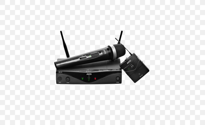 AKG Pro Audio WMS420 Vocal Set Band U2 Wireless Microphone System AKG WMS420 VOCAL Set, PNG, 500x500px, Microphone, Akg, Akg Wms 470, Electronics, Electronics Accessory Download Free