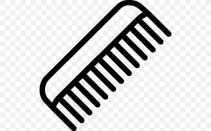Comb Hairdresser Hairstyle Clip Art, PNG, 512x512px, Comb, Barber, Barbershop, Beauty Parlour, Black And White Download Free