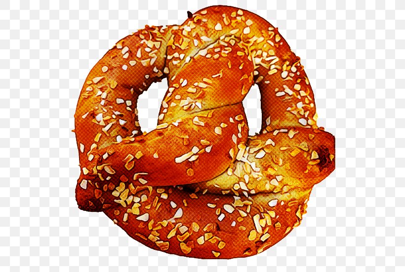 Orange, PNG, 542x552px, Pretzel, Bagel, Baked Goods, Bread, Cuisine Download Free