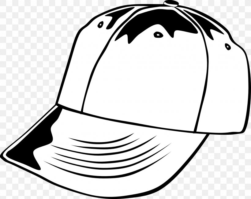 Hat Baseball Cap White Clip Art, PNG, 1979x1569px, Hat, Artwork, Baseball Cap, Black, Black And White Download Free